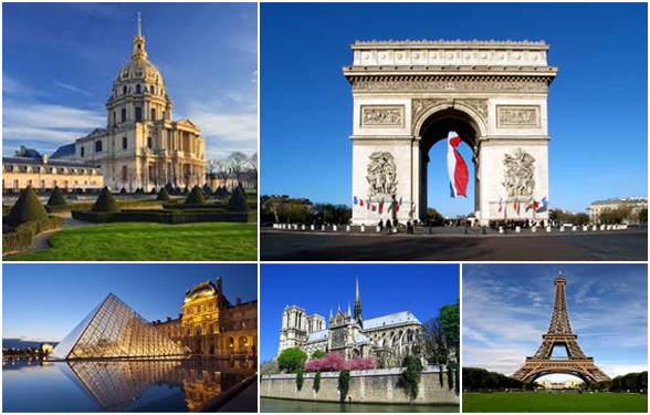 Les plus beaux monuments de Paris