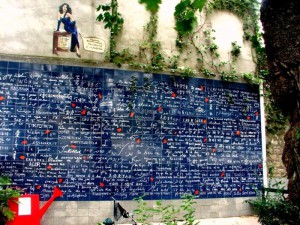 Picture of I love you Wall in Paris